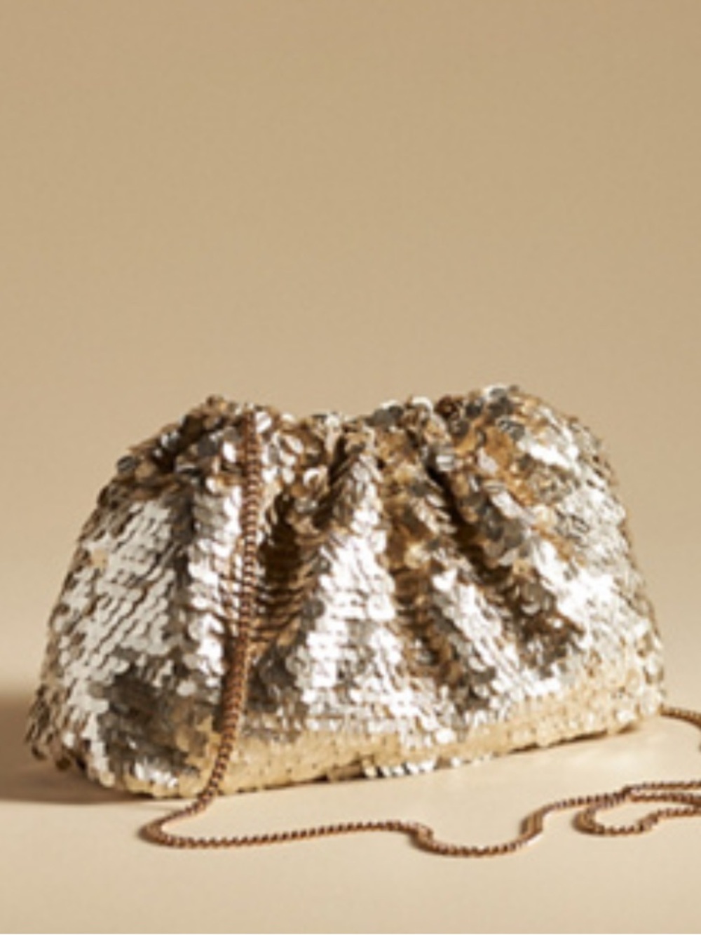 Frankie Clutch: Sequin Party Edition
NWOT
COLOR-  Brown
Anthopologie